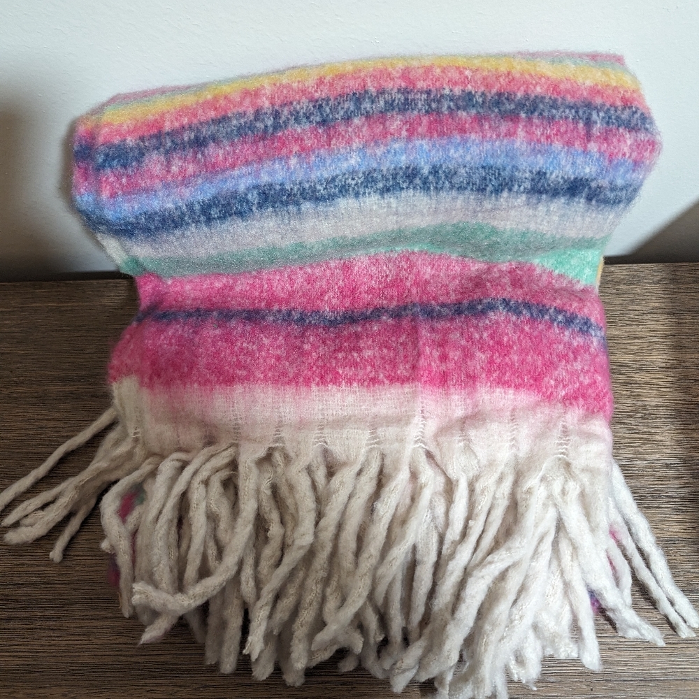 Free People Skye Stripe Blanket